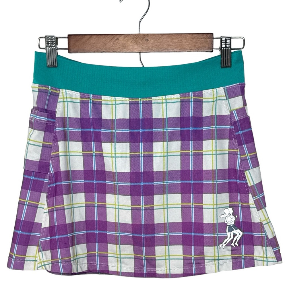 Runningskirts Purple Plaid Size 2 (4-6)
